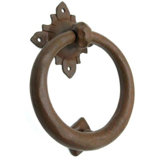 kovane zelezo dverove klopadlo zahradna brana vchodove dvere hrdzave rustikalny mediteransky vintage kruhove kolo antik starozitny patinovane hrdzave vchodove dvere zelezo taliansky toskansky styl klopadla lameridiana zariadovaci obchod.jpg